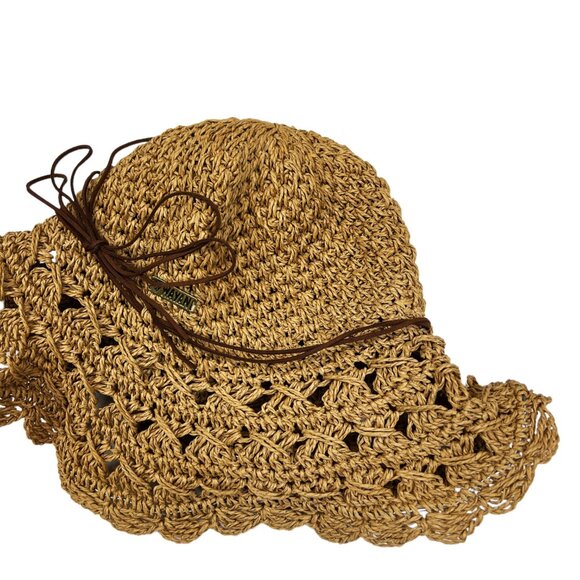 Cute Wicker Crochet Bucket Hat (O/S) - Picture 2 of 3